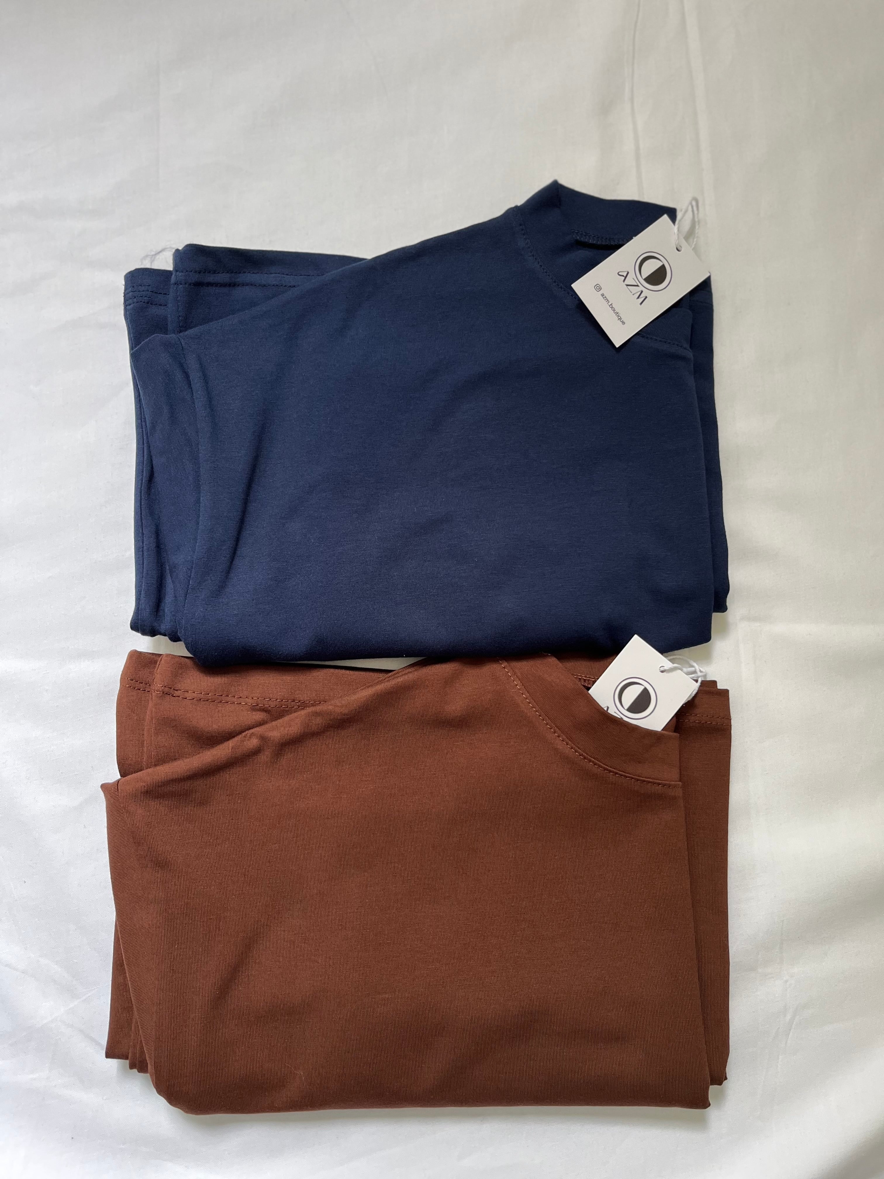 Bleu marine et Marron 
